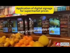 10.1-inch dual screen digital sign, dual screen display of product electronic price tag, digital sig