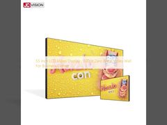 صفحه نمایش ویدئویی ال سی دی 55 اینچی، دیواری ویدئویی 500 نیتی برای مرکز کسب و کار