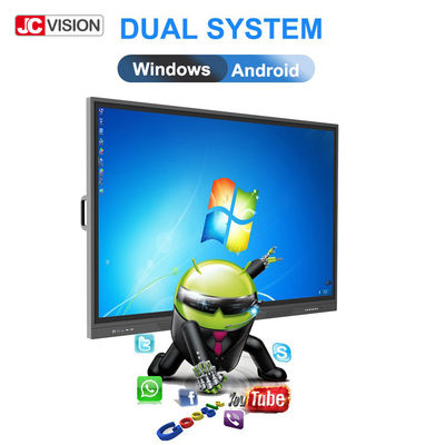 صفحه نمایش 86 اینچ 4K دیجیتال 20 نقطه لمسی OLED نمایشگاه کنفرانس OPS تخته سفید تعاملی