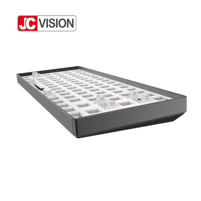 84 کلید RGB قابل تعویض گرم کیبورد مکانیکی کیت های آلومینیومی قاب ABS کیس فلزی