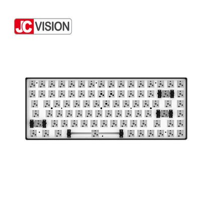 JCVISION 84 کلید کیبورد مکانیکی کیت های ضد شبح CNC فریم آلومینیوم فلزی