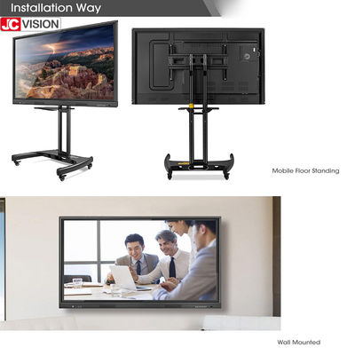 110 "Jcvision 4k صفحه لمسی صفحه نمایش هوشمند کلاس تدریس