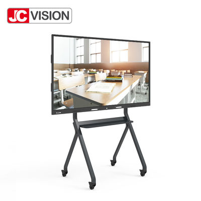 تخته سفید تعاملی لمسی 4K IR JCVISION برای اشتراک گذاری صفحه نمایش و پروژکتور در کلاس
