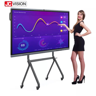 تخته سفید تعاملی هوشمند دانشگاهی صفحه نمایش LCD با 20 نقطه لمسی مادون قرمز
