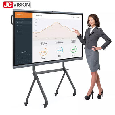 صفحه لمسی تعاملی تخته سفید کلاس درس JCVISION با قلم انگشتی و PC OPS