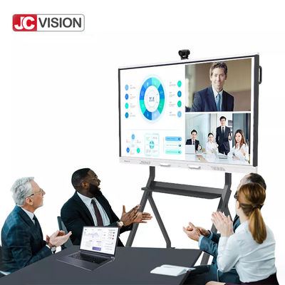 تخته سفید تعاملی کنفرانس JCVISION 3840 × 2160 UHD 75 اینچ 4K زاویه دید 178