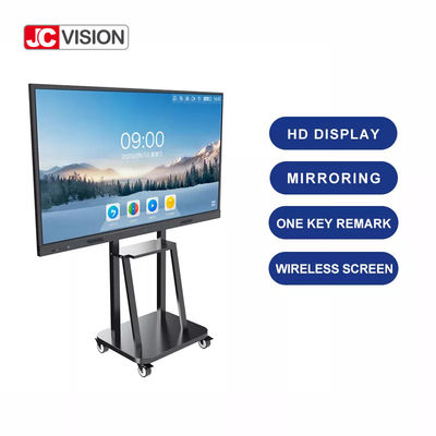 صفحه نمایش سفید 4K BOE با نور پس‌زمینه DLED اندروید 11.0 برای جلسات کنفرانس سازمانی