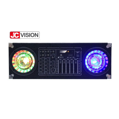 JCVISION ABS پلاستیکی در خارج از منزل بلوتوث اسپیکر وائی فائی با صفحه نمایش لمسی
