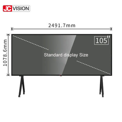 JCVISION 105 Inch 20 Point IR Touch Smart Board برای تدریس در کلاس درس
