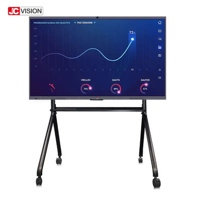 صفحه نمایش لمسی هوشمند تعاملی آموزشی JCVISION با صفحه تخت 98 اینچی