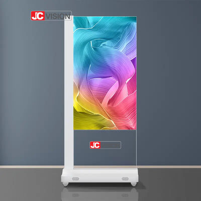 نمایشگر دیجیتال لمسی شفاف OLED ویندوز اندروید Jcvision 55 اینچی
