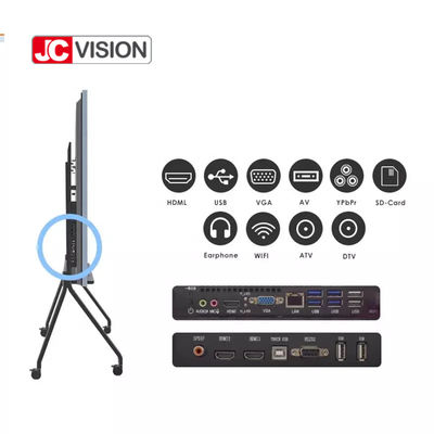 تخته هوشمند تعاملی وایت برد با طراحی بادوام JCVISION، ابزار آموزش و کنفرانس