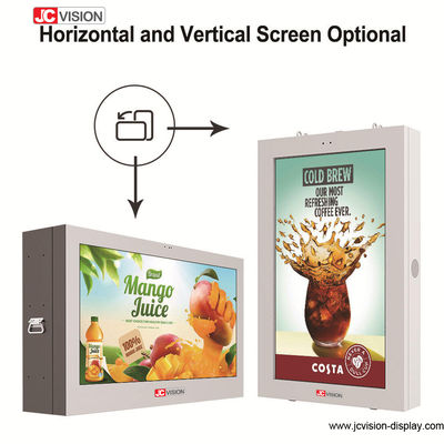 JCVISION صفحه نمایش LCD ضد آب در فضای باز