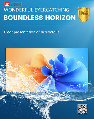 صفحه نمایش تبلیغاتی LED بزرگ سه بعدی Ultra HD JCVISION برای دیوارهای ساختمان در فضای باز