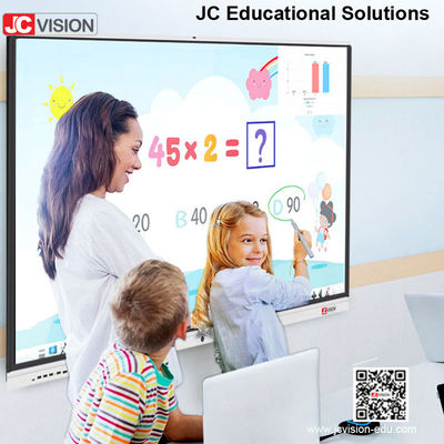 تخته هوشمند تعاملی JCVISION راه حل یکپارچه کلاس درس آموزش لمسی مادون قرمز