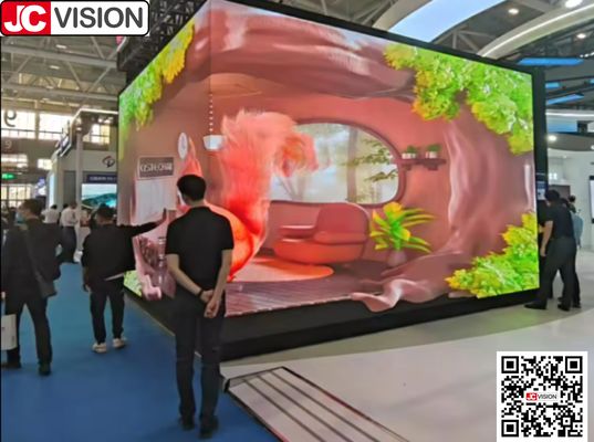JCVISION 3D اثر LED صفحه نمایش صرفه جویی در انرژی LED تبلیغات سیگنال دیجیتال