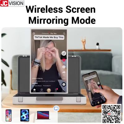 مانیتور کیف سامسونگ 27 اینچی JCVISION صفحه لمسی سیستم اندروید 12 کیف هوشمند