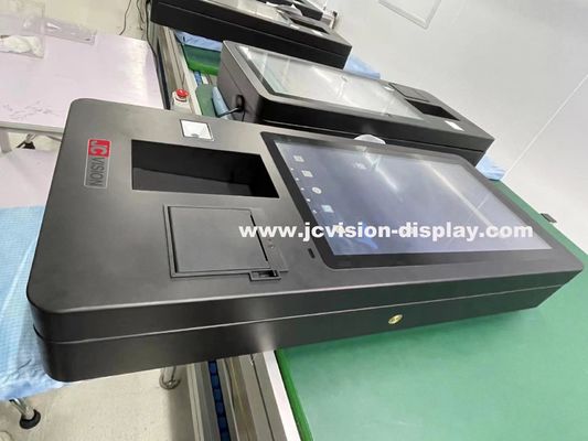 کیوسک های سفارش خود سرویس JCVISION 24 اینچ با پوسته فلزی دوامدار و حداکثر مصرف برق 108W