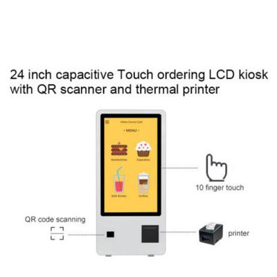 کیوسک پرداخت سلف سرویس 24 اینچی JCVISION با اتصال کابل LAN و وای فای