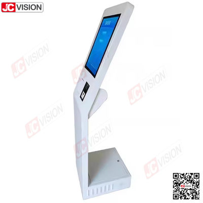 سیستم مدیریت صف سالن بانک JCVISION، دستگاه صدور بلیط، صفحه لمسی، دستگاه شماره صف، سیستم صف