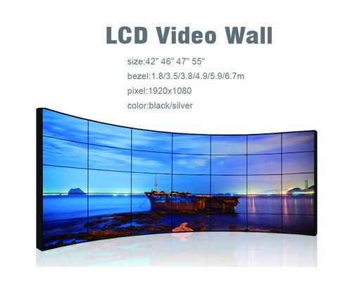 نمایشگر ویدئو وال LCD مدل JCVISION با صفحه نمایش 43 اینچی، HD و بدون درز