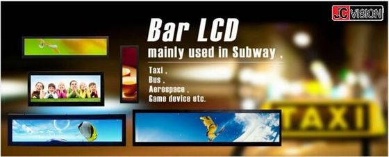 نمایشگر عریض فوق‌العاده قفسه‌ای 800 نیت مانیتور LCD کشیده شده با 1 سال گارانتی