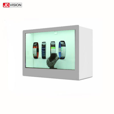 محفظه نمایشگر LCD شفاف FHD با رزولوشن ۱۹۲۰x۱۰۸۰، زمان پاسخگویی ۵ میلی‌ثانیه، ویترین صفحه لمسی شفاف