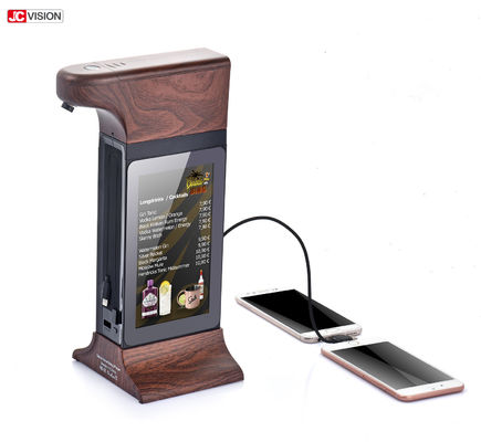 کیوسک تبلیغات دیجیتال ضدعفونی کننده دست با صفحه نمایش دو طرفه 7 اینچی