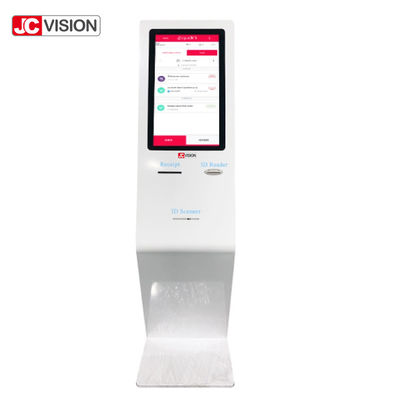 کیوسک مدیریت صف 19 اینچی 21.5 اینچی، کیوسک صفحه لمسی LCD خازنی