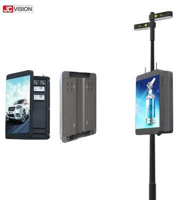 صفحه نمایش LED روشن در فضای باز P6 Wifi Digital Signage Smart Light Pole