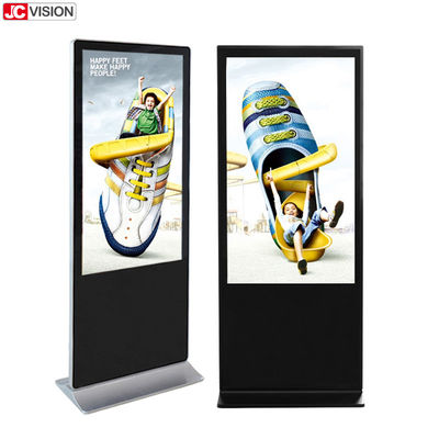 پخش کننده دیجیتال اندروید 65 اینچی، صفحه نمایش تبلیغاتی LCD ایستاده با زمان پاسخگویی 8 میلی‌ثانیه