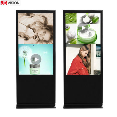 پخش کننده دیجیتال اندروید 65 اینچی، صفحه نمایش تبلیغاتی LCD ایستاده با زمان پاسخگویی 8 میلی‌ثانیه