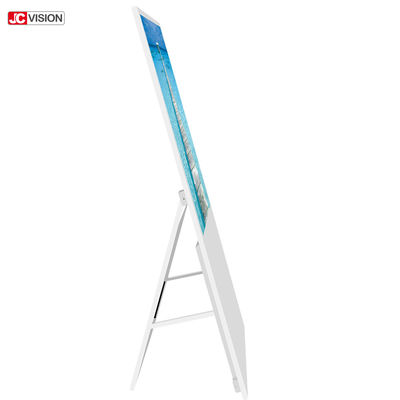 کیوسک های تبلیغاتی قابل حمل 43 اینچی، نمایشگرهای اندروید LCD، نمایشگر دیجیتال