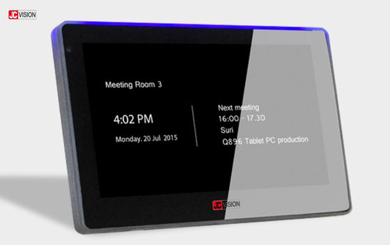 POE NFC RFID اتاق کنفرانس برنامه ریزی رزرو نمایش ، صفحه رزرو اتاق جلسه لمس