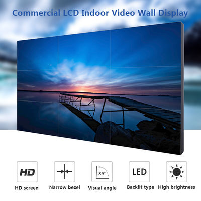 صفحه نمایش اتصال ویدئویی LCD دیجیتال، صفحه نمایش 3x3، کنترل کننده ویدئو وال 49 اینچی