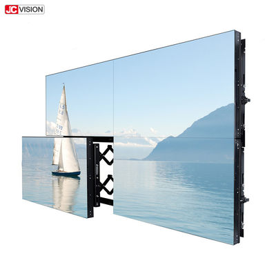 مانیتور ویدئو وال 2x2 فوق العاده نازک، تابلوی دیجیتال تبلیغاتی 4K LCD در مراکز خرید