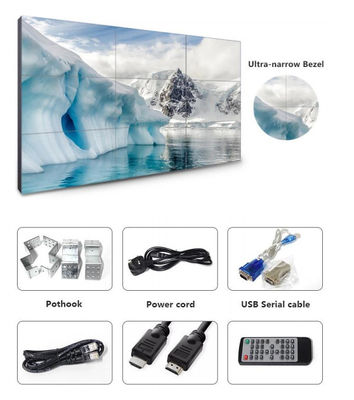 LCD Video Wall Mount Digital Signage تبلیغات تلویزیون مانیتورهای صفحه نمایش