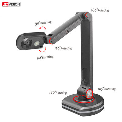 اسکنر اسناد قابل حمل انعطاف پذیر 8 مگاپیکسلی با فوکوس خودکار دوربین اسناد USB