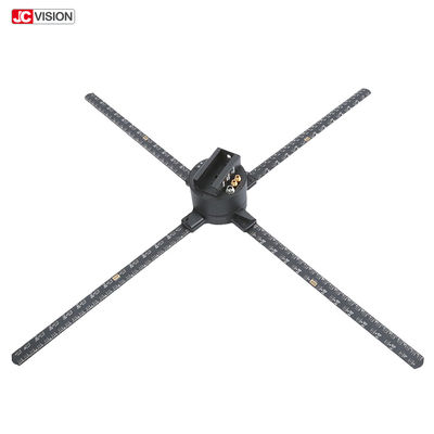 55 سانتي متري تبلیغات هولوگرافيک ال اي دي 512 قطعه هولوگرافي 3D