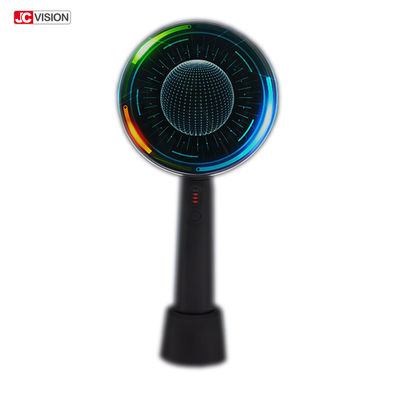 نمایشگر هولوگرافی سه بعدی دستی 10 سانتی‌متری، نمایشگر فن هولوگرام LED سه بعدی، تصویر شناور