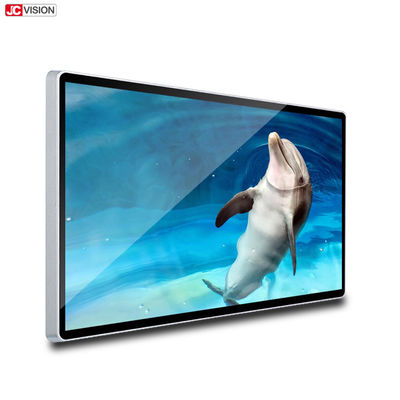 نمایشگرهای دیجیتال تبلیغاتی داخلی 32 اینچی JCVISION، نصب شده روی دیوار، پخش کننده تبلیغات LCD