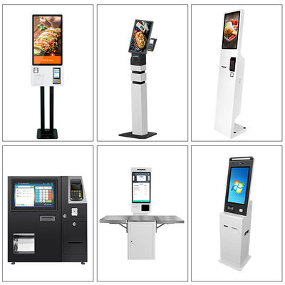 کیوسک های سفارش خود سرویس JCVISION 24 اینچ با پوسته فلزی دوامدار و حداکثر مصرف برق 108W