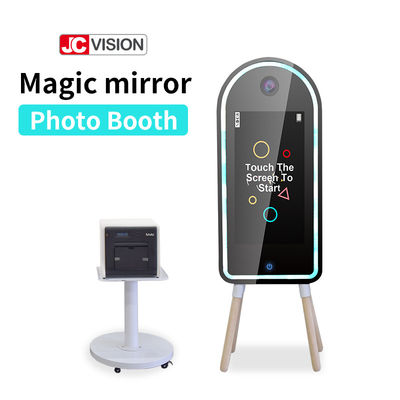 صفحه لمسی DIY Smart Mirror Smart Mirror Photo Booth کیوسک برای عروسی