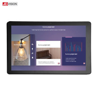 صفحه نمایش لمسی 18 اینچی، پایه دار، تبلیغاتی LCD