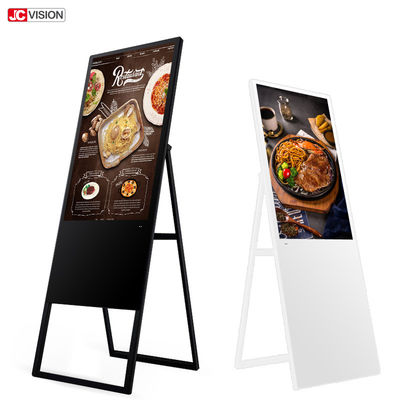 تابلوی دیجیتال تبلیغاتی LCD قابل حمل 43 اینچی با روشنایی 450cd/m2 و نرم افزار CMS