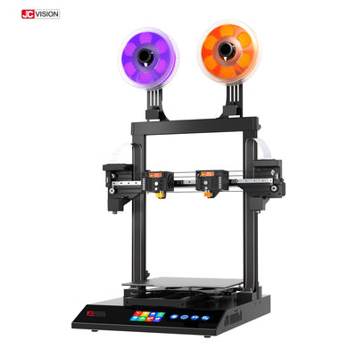 چاپگر سه بعدی دسکتاپ دو اکسترودر JCVISION PLA با توان 400 وات و دو نازل
