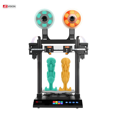 چاپگر سه بعدی دسکتاپ دو اکسترودر JCVISION PLA با توان 400 وات و دو نازل