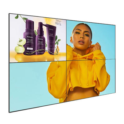 Jcvision 46 اینچ پانل LCD 4K AD Player دیوار نصب شده فلزی دیوار ویدیویی