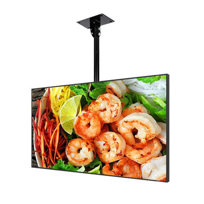 JCVISION تابلوی منوی HD صفحه نمایش تبلیغاتی دیوار 55 اینچ LED Network Restaurant Digita Display