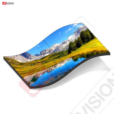 Jcvision LOFIT انعطاف پذیر ثابت P4 صفحه نمایش LED نصب بیرونی تبلیغات بزرگ صفحه نمایش ویدیو دیوار فوق العاده نازک